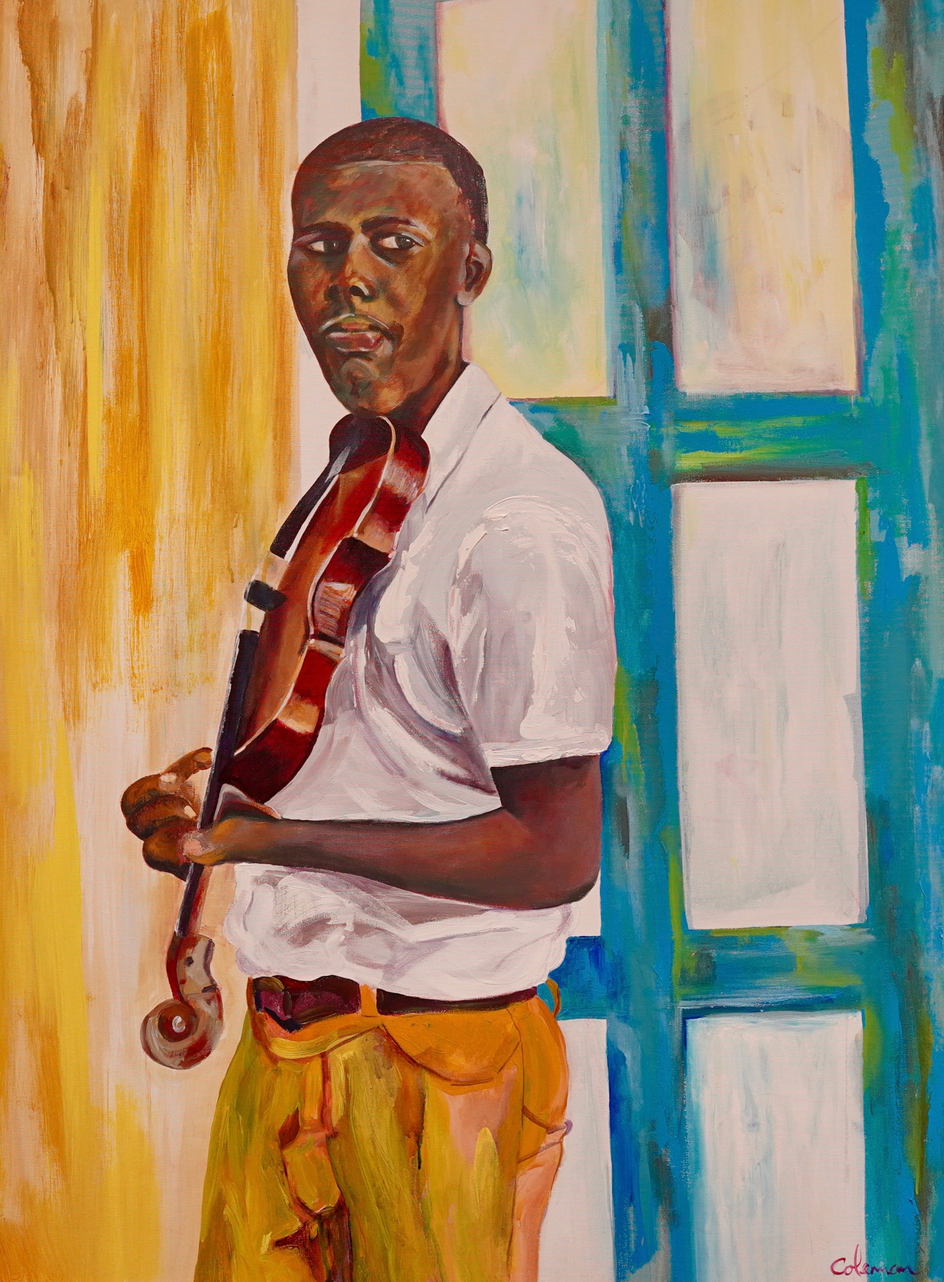 the-young-violinist-waterkolours-fine-art-gallery-memphis